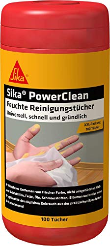 Toalhitas de Limpeza Sika 518404 | Branco SIKA - Limpadores multiuso - limpeza, branco