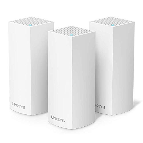 Sistema Mesh LINKSYS Velop MX10600-3PK (AC6600 - 400 + 866 + 1734 Mbps) Linksys - Pontes e roteadores - sistema mesh, linksys velop, ac6600, 400 + 866 + 1734 mbps