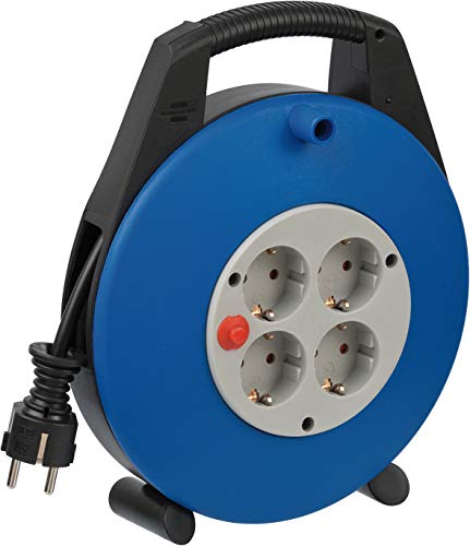 Extensão Elétrica BRENNENSTUHL 1154410100 (Azul - 10m) Brennenstuhl - Fios de extensão - interruptor, proteção térmica, 4 tomas, 10m
