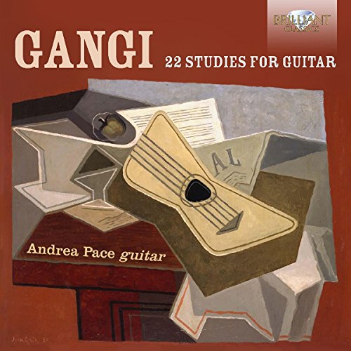 CD Gangi,Matthew - 22 Studies For Guitar (1 CDs) BRILLIANT CLASSICS - Música e gravações de som - cd, gangi, matthew, 22 estudos para guitarra