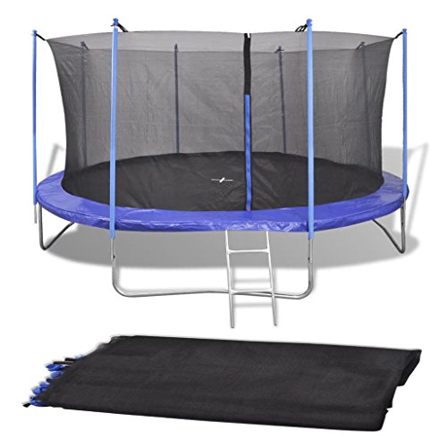 Rede de segurança vidaXL para trampolim redondo 3,05m preto (Jardinagem) vidaXL - Trampolins - trampolim, redondo, 30,5m, preto
