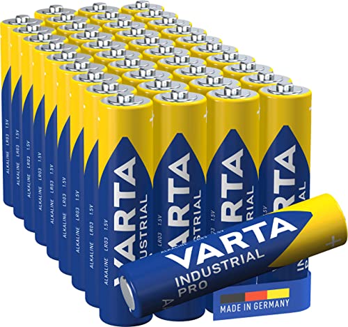 Pilhas VARTA AAA Industrial Pro (40 unidades) Varta - Baterias de uso geral - industrial, 40 unidades, profissional