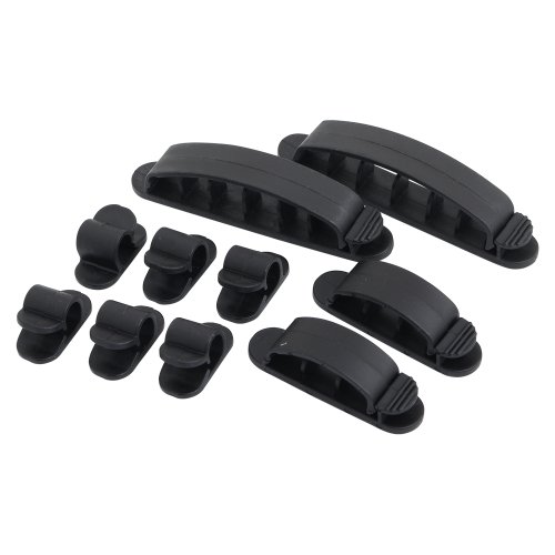 Organizador de Cabos LOGILINK KAB0039 (Preto) Logilink - Clipes de cabo - organizador, cabos, preto