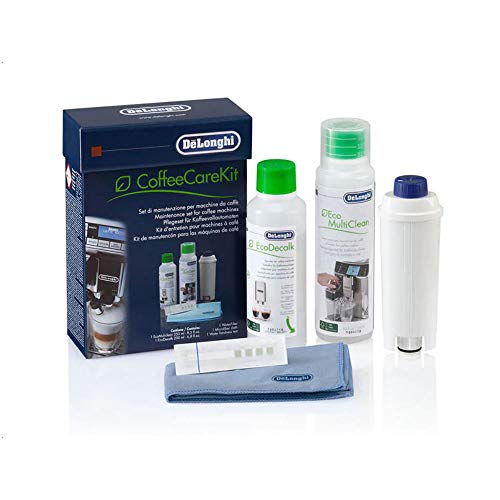 Kit de Limpeza e Manutenção DELONGHI CoffeCareKit DELONGHI - Filtros de água para cafeteira - limpeza, manutenção, descalcificação, filtro de água