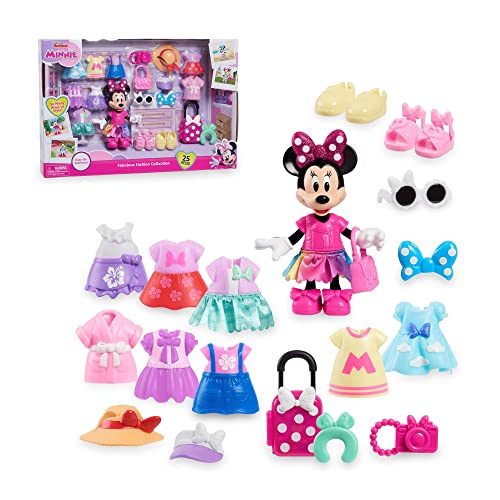 Boneca DISFRAZZES Boneca Disney Minnie Mouse Fashion Doll Famosa - Bonecas - acessórios, roupas, sapatos, mala
