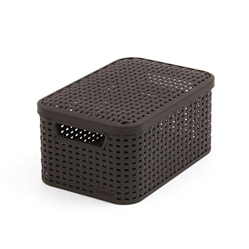 Cesto de Arrumação Curver 205839 | Preto Curver - Recipientes de armazenamento doméstico - curver, preto, cesto