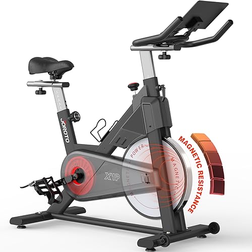 Bicicleta Estática JOROTO X1P (Até: 110 kg - Até: 130 cm) JOROTO - Roupa - magnético, monitor lcd, calorias queimadas, frequência cardíaca