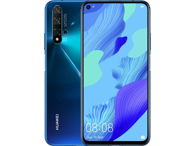 Smartphone HUAWEI Nova 5T (6.26'' - 6 GB - 128 GB - Azul) HUAWEI - Telemóveis - 6.26, 6 GB, 128 GB, azul