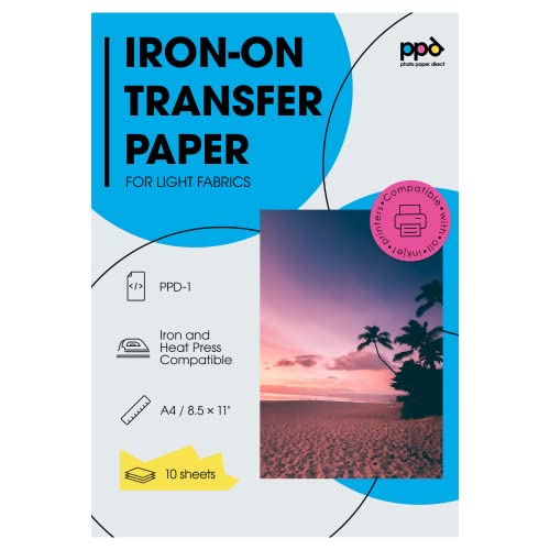 Papel para impressão digitais PPD 1x10 (A4) PPD - Papel de arte e artesanato - a4, 10 folhas, branco, papel térmico