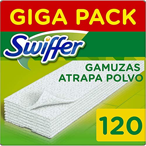 Vpmkp Peça Sobresselente De Esfregona Swiffer 120 Uds BigBuy Cleaning - Cabeças de esfregão e recargas - sobresselente, esfregona, swiffer
