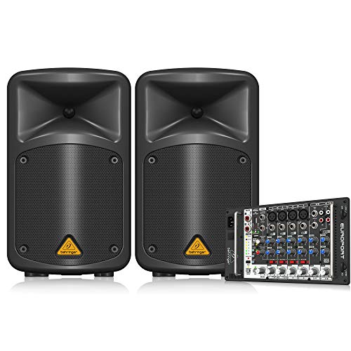 Sistema de Som BEHRINGER EPS500MP3 (500 W - Bluetooth) Behringer - Sistemas de sonorização pública - 500 W, bluetooth, 2.1 canais, entrada auxiliar