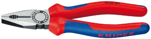 Knipex 03 02 200 alicate Universal Preto, Prateado KNIPEX - Alicates - aço especial, multicomponente, 322 g, Ø 3,8 mm