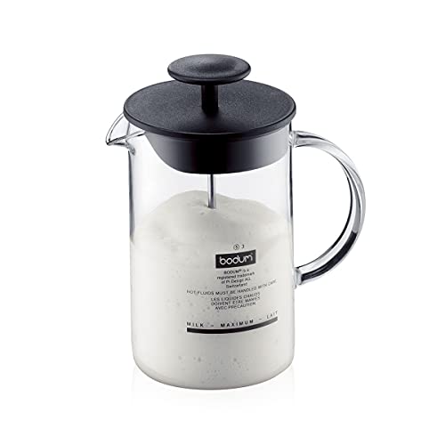 Batedor de Leite BODUM 1446-01 (Preto - 2.5 L) Bodum - Espumadores de leite e vaporizadores - 2.5 L, vidro, preto, lavável à mão
