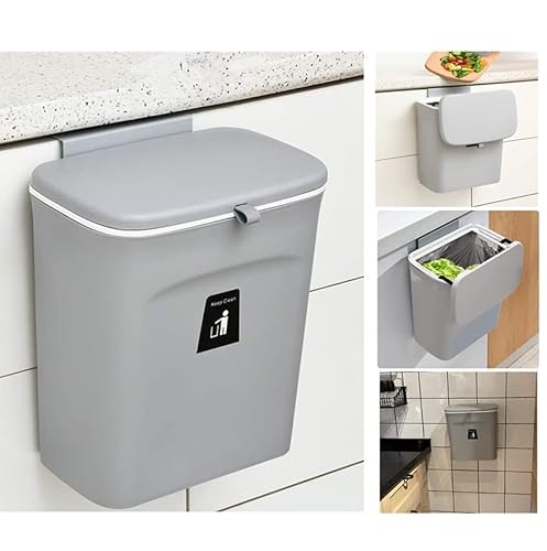Caixa de Compostagem MUGYPYR 2.4 Galões (Cinzento) MUGYPYR - Compostores - 2.4 galões, polipropileno, 10,2x6,3x11,6 pulgadas