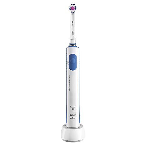 Escova de Dentes Elétrica ORAL B Pro 600 Cross Action Azul Oral-B - Escovas de dentes - recarregável, 8 dias, cabeça de corte