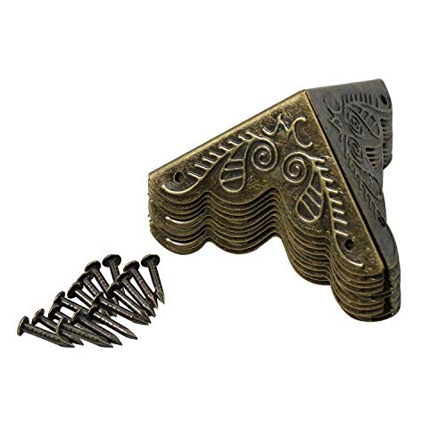 Protetor de Cantos METAL RETRO 40 Parafusos Bronze bsdczy - Peças e acessórios para secretárias - protetor, cantos, metal retro, parafusos bronze