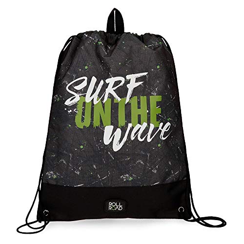 Mochila de Ciclismo GYMSACK Roll Road California (Preto - Poliéster - 42 cm) ROLL ROAD - Mochilas - ciclismo, 42 cm, poliéster, preto