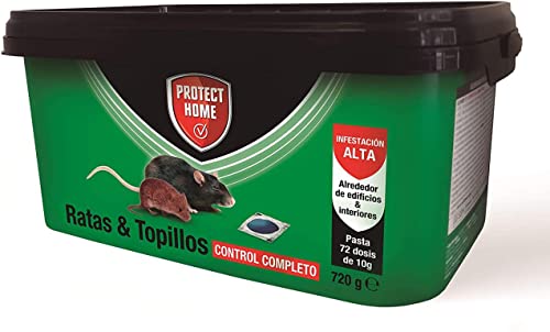 Veneno para Ratas e Roedores MORTDALE Pasta (150g) PROTECT HOME - Controle de pragas - cumatetralilo, ação rápida, superfícies limpas