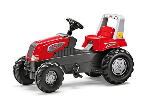 Trator ROLLYTOYS Rolly Junior com Rodas (Idade Mínima Recomendada: 3 anos) Rolly Toys - Brinquedos - rodas macias, barra de direção, banco ajustável, cinto de segurança