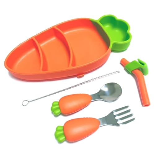 Conjunto de Refeição para Bebé JoyJoyful | Azul JoyJoyful - Jogos de talheres - silicone, ventosa, copo, garfo, colher