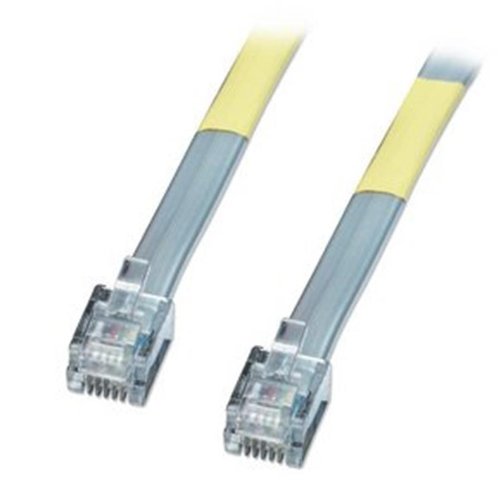 Cabo de Rede LINDY (RJ11 - RJ11 - 10 m - Cinzento) Lindy - Cabos de telefone - 10 m, rj11, masculino, cobre
