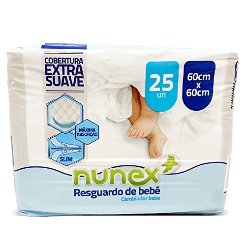 Empapadores Desidáveis para Bebés 60X60 Cm 25 Unidades 1 Pacote MUNTRADE - Banho e corpo - desidáveis, bebés, 60x60 cm, 25 unidades