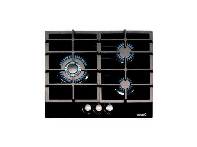 Placa Gás Butano/Propano CATA LCIB 6021 BK CATA - Cooktops - butano, propano, preto