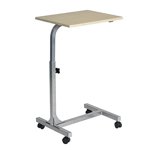 Mesa Auxiliar Cosy com Rodas e Pernas Ajustáveis | Castanho Furnish 1 - Conjuntos de móveis - rodas, pernas ajustáveis, castanho