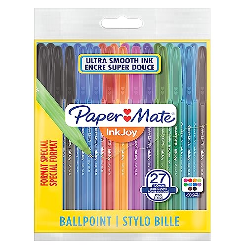 Esferográfica PAPERMATE Inkjoy 100ST (Multicor - Ponta Média) Newell Rubbermaid - Canetas - multicor, ponta média, tinta pigmentada