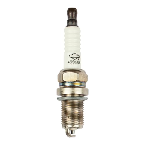 Peça para corta-relvas Briggs & Stratton Genuine Spark Plug 692051 (Ferramentas de Jardim) Briggs and Stratton - Sistemas elétricos e de potência de veículos automotores - compatibilidade, 9 ohv, aço, preto