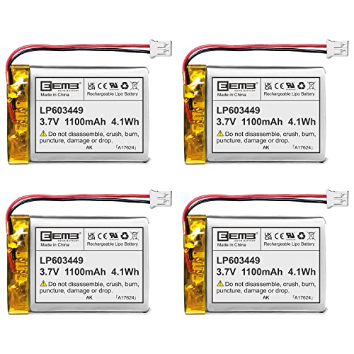 Bateria EEMB 4PCS 3.7V 1100mAh (603449) EEMB - Baterias - bateria, eemb, 4pcs, 3.7V, 1100mAh