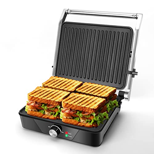 Grelhador de Placas AIGOSTAR Sam30HEX (2000 W) Aigostar - Torradeiras e grelhadores - 2000 W, fácil de limpar, 1,5 m, grelhador
