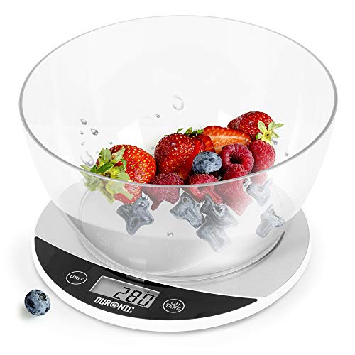 Balança de Cozinha DURONIC KS3000 EU (Capacidade: 5 Kg - Precisão: 1 g) Duronic - Balanças de medição - 5 kg, 1 g, tara, conversor