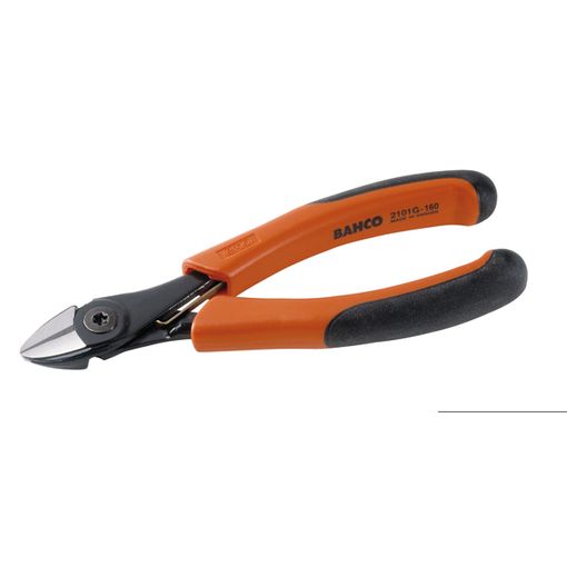 Alicate de corte diagonal BAHCO 2101G-160 Bahco - Ferramentas para fios e cabos - preto, verde, plástico, ergonômico