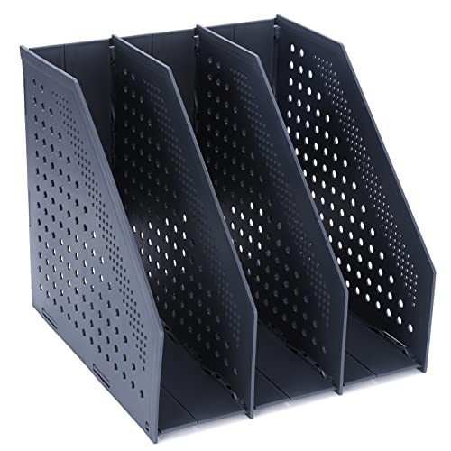 Porta Arquivador Dobrável A4 Cinzento Escuro FRETONBA - Arquivamento e organização - cinzento escuro, metal, a4