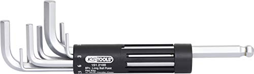 Conjunto de Chaves de Fenda KREIDLER 8 Peças KS TOOLS - Chaves inglesas - 8 peças, chave esférica, aço endurecido