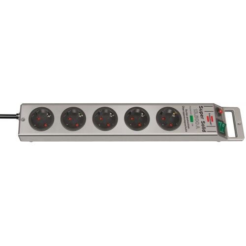 Extensão Elétrica BRENNENSTUHL 1151640 (5 Tomadas - Tipo F - 2.5 m) Brennenstuhl - Filtros de linha e supressores de surtos - 5 tomadas, tipo f, 2.5 m, sobrecarga protegida