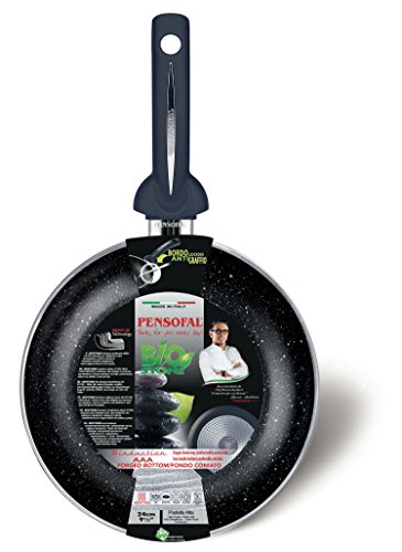 Panela com Tampa de Aço Inoxidável Pensofal Pen 8505-B Ø 28/26 cm Pensofal - Frigideiras e panelas de fritar - aço inoxidável, preto, 1 l, ø 28/26 cm