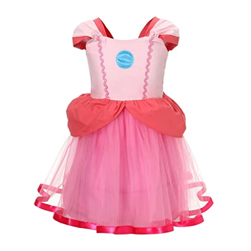 Fato de Menina DISFRAZZES Princesa De Pêssego (Tam: 3 a 4 anos) Lito Angels - Brincadeira de faz de conta - princesa pêssego, 3-4 anos, camisola, saia hinchada