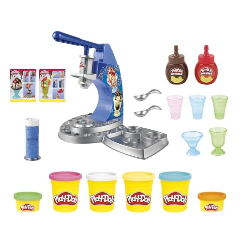 Kit de Artesanato para Crianças HASBRO Dizzy PLAY-DOH - Brinquedos - 3 barras de gelo, acessórios, misturar cores