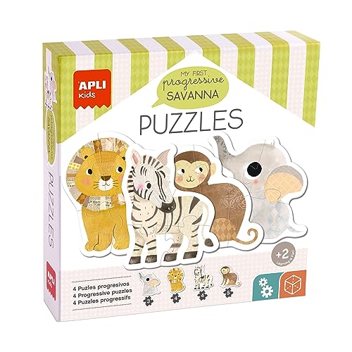 Puzzle APLI KIDS (Idade minima recomendada: 3 anos) APPLI - Jogos - puzzle, kids, idade mínima, recomendada