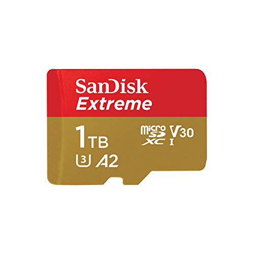 Cartão de Memória SANDISK Extreme (1 TB - SDXC) + Adaptador Sandisk - Cartões de memória flash - 1 tb, SDXC, adaptador