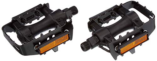Pedal FISCHER 2X1 Mtb Alu (Alumínio - Preto) Fischer - Peças da transmissão da bicicleta - alumínio, preto, 200g, 15mm