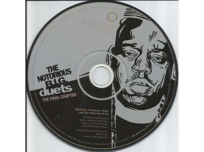 CD Notorious B.I.G. - The Notorious... (1 CDs) MÚSICA - Música e gravações de som - notorious b.i.g., álbum póstumo, 1997, participações