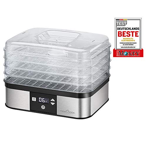 Desidratador Elétrico Profi Cook PC-DR1116 | Aço inoxidável Proficook - Desidratadores de alimentos - desidratador, elétrico, profi cook, pc-dr1116, aço inoxidável