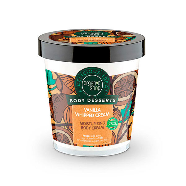 Creme Corporal ORGANIC SHOP Báscula De Vainilla (450 ml) Organic Shop - Loção e hidratante - hidratante, multicolor, 450 ml