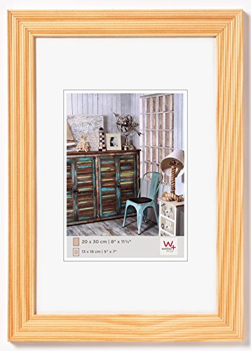 Moldura WALTHER DESIGN Hi824H (Branco - Vidro e Madeira) Walther - Porta-retratos - vidro, madeira, branco, 10x15 cm