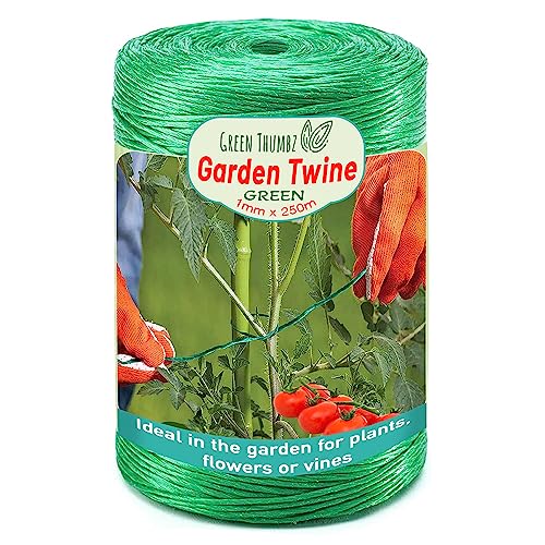 Cordão de Jardinagem 250M Verde (Recondicionado Sinais de Uso) Green Thumbz - Gaiolas e suportes para plantas - 250m, verde, recondicionado