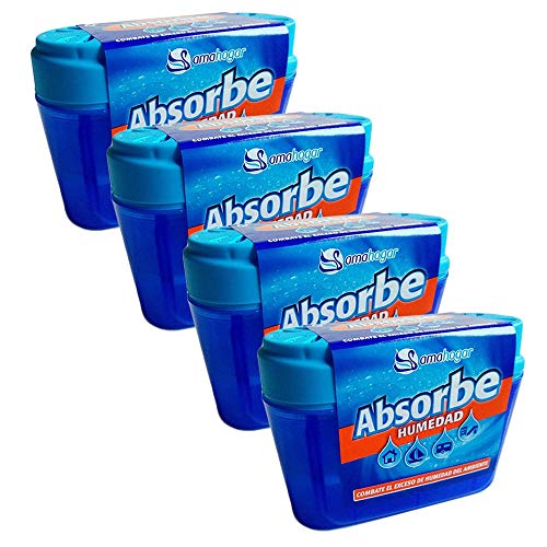 Absorventes Húmidos AMAHOGAR (4 Un) Space Home - Humidistatos - absorventes, húmidos, 4 unidades