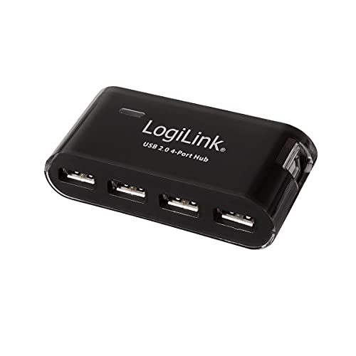 Hub LOGILINK Ua0085 (USB 2.0 - 480 Mbit/s) Logilink - Concentradores usb e firewire - usb 2.0, 4 portas, 480 Mbit/s